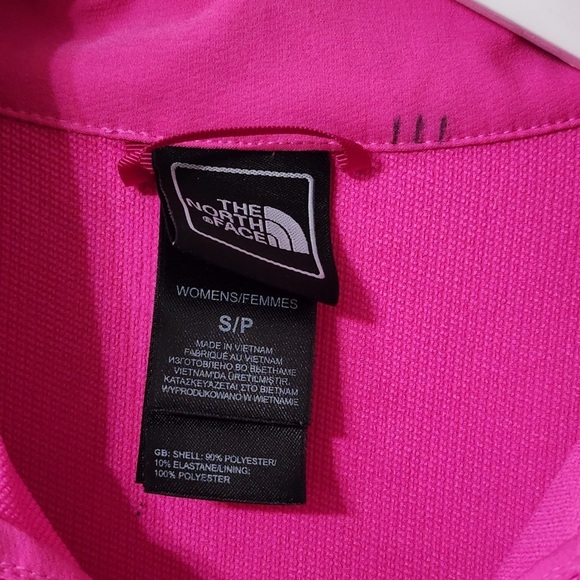 The North Face Soft Shell Quarter Zip Jacket Womens Size S Pink Lightweight - Picture 11 of 13